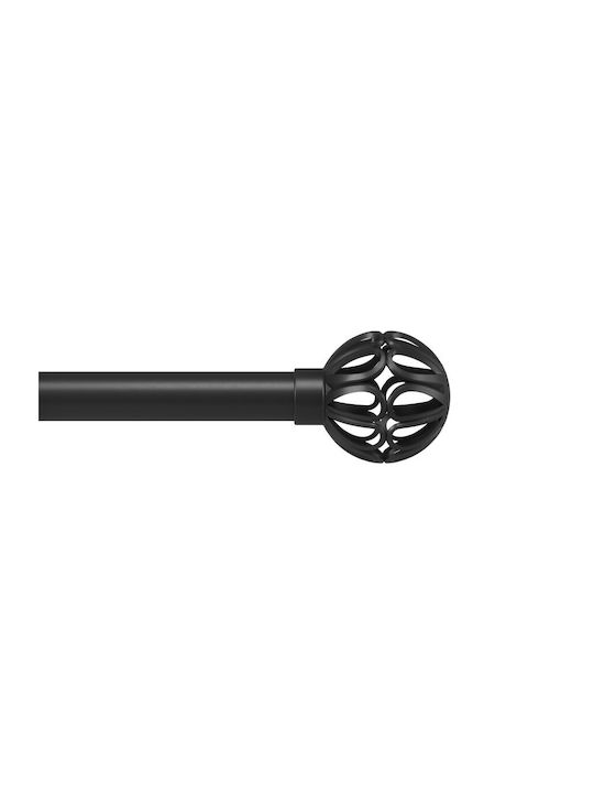 Umbra Extendable Metal Curtain Pole Matte Black Aria Cage Pinpoint Φ2.5 107-305 cm