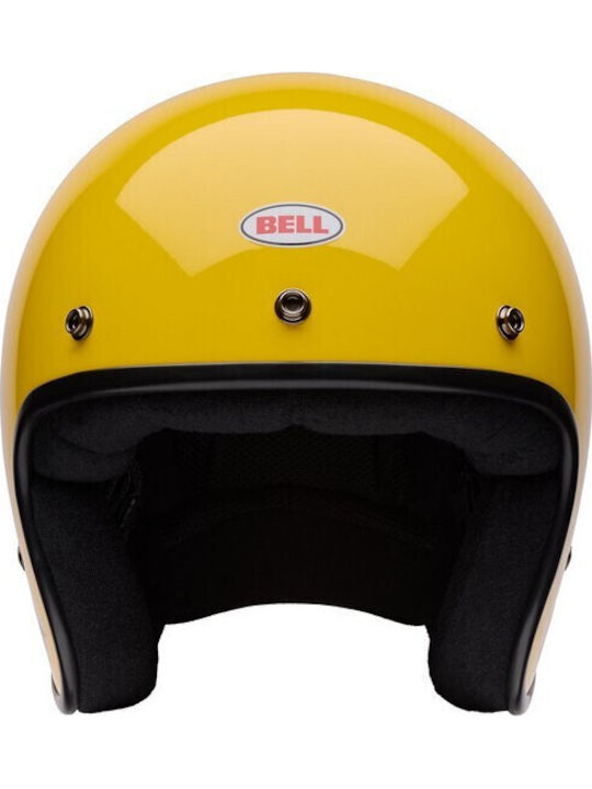 Bell Magnum Solides Gelbes Motorradhelm Jet DOT / ECE 22.06 980gr
