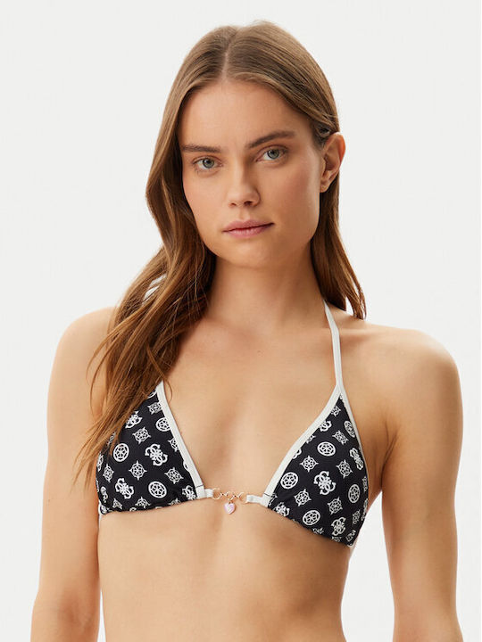 Bikini Τριγωνάκι με Ενίσχυση Μαύρο