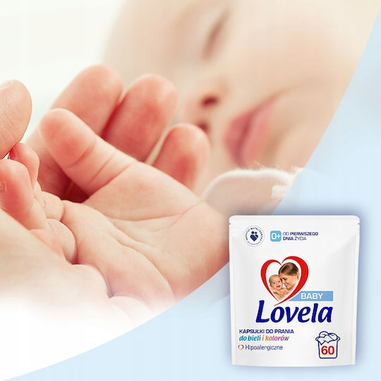 Reckitt Reckitt Professionelles Babyfreundlich Waschmittel für Empfindliche & Weiße Wäsche (60 Kapseln)