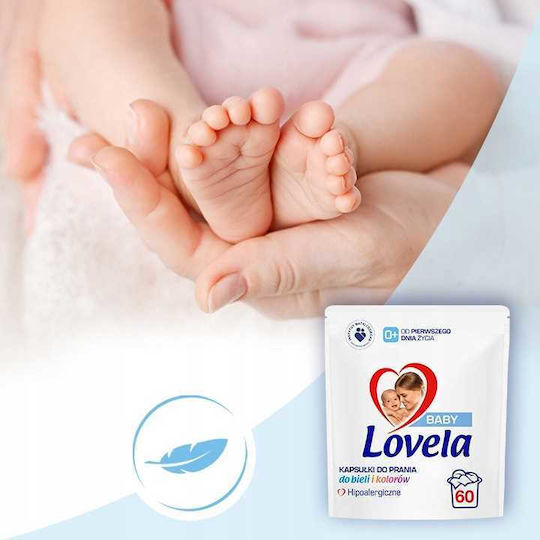 Reckitt Reckitt Professionelles Babyfreundlich Waschmittel für Empfindliche & Weiße Wäsche (60 Kapseln)