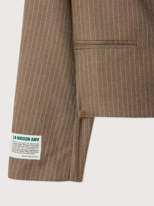 American Vintage Kurzes Damenblazer Braun
