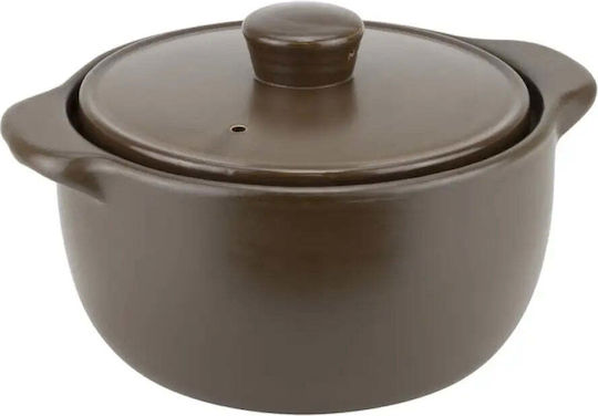 Horecano Στρογγυλό Πυρίμαχο Σκεύος με Καπάκι 3000ml