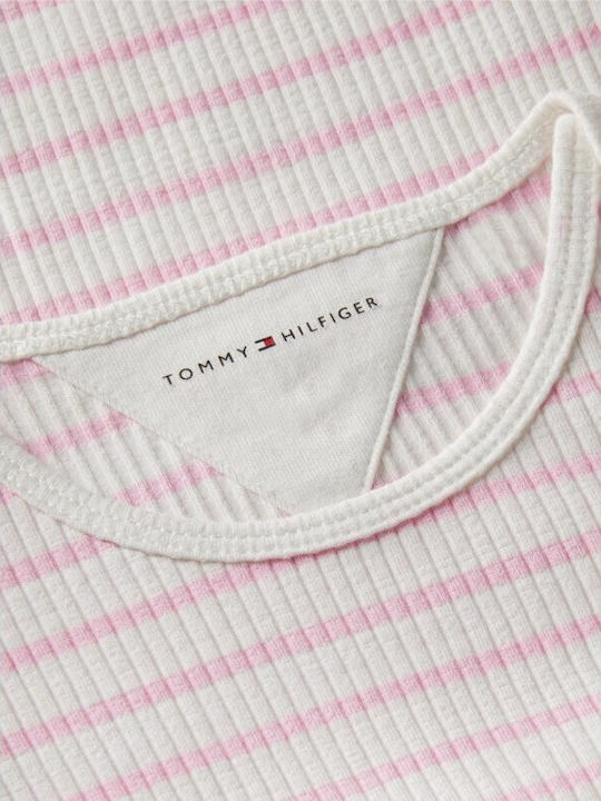 Tommy Hilfiger Сет Бебешки Бодита Розови 3 Броя