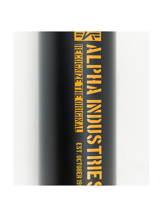 Alpha Industries Stainless Steel Water Bottle 500ml Black