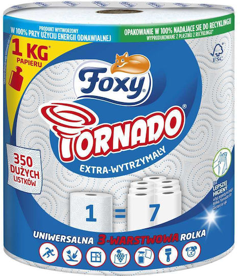 Foxy Χαρτί Κουζίνας 6 Ρολά 3 Φύλλων 5906142907694