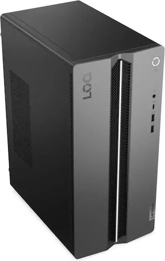 Lenovo Loq Tower 17IAX10 Гейминг Настолен Компютър (Ultra 7-255HX/32GB DDR5/1TB SSD/GeForce RTX 5060 Ti/W11 Pro)
