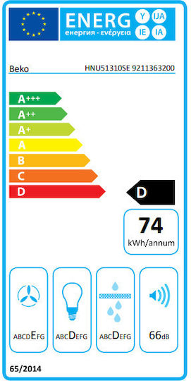 Beko Mecanism De Absorbție 53cm Inox