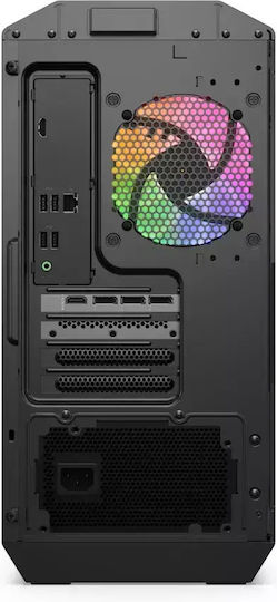 Lenovo Loq Tower 26ADR10 Настолен Компютър (Ryzen 7-8745HX/16GB DDR5/500GB SSD/W10 Pro)