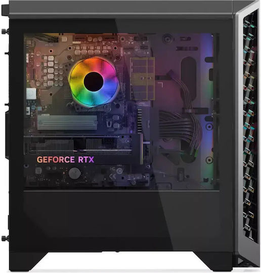 Lenovo Loq Tower 26ADR10 Настолен Компютър (Ryzen 7-8745HX/16GB DDR5/500GB SSD/W10 Pro)