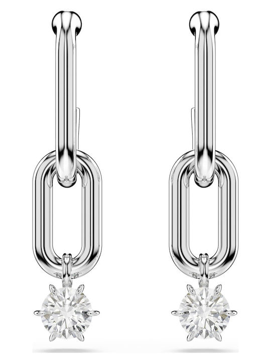 Swarovski Σκουλαρίκια Επιχρυσωμένα με Πέτρες Swarovski Σκουλαρίκια Επιχρυσωμένα με Πέτρες
