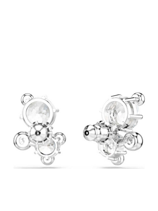 Swarovski Σκουλαρίκια Επιχρυσωμένα με Πέτρες