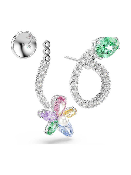 Swarovski Σκουλαρίκια Επιχρυσωμένα με Πέτρες