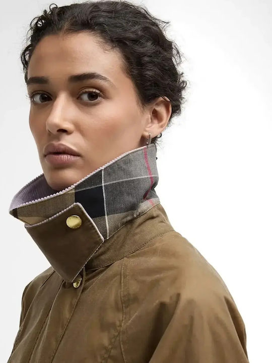 Beadnell Wax Crop Women's Jacket for Winter Brown