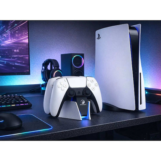Charging Stand for 2 PS5 Controllers White 06408V