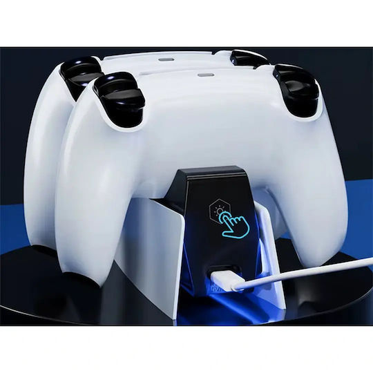 Charging Stand for 2 PS5 Controllers White 06408V