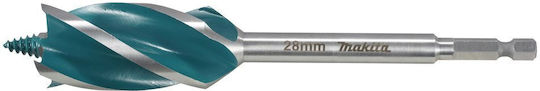 Makita Свредло с Шестоъгълно Стебло за Дърво 28x165mm