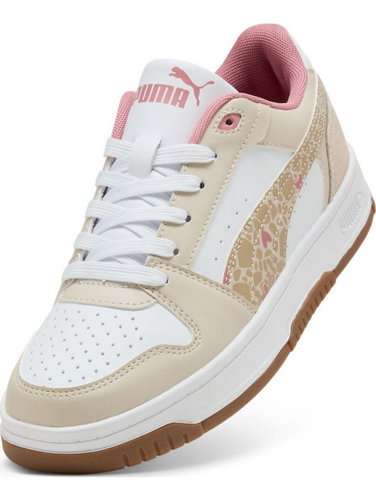Rebound Παιδικά Sneakers Μπεζ