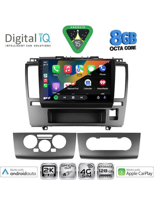 Digital IQ Car Audio System for Nissan Tiida 2004-2013 Bluetooth USB WiFi GPS Apple CarPlay Android Auto with 9" Touch Screen