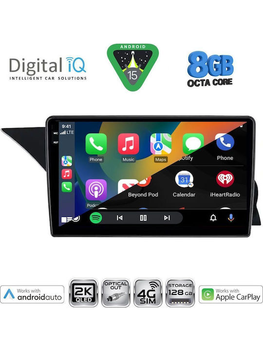 Digital IQ Car Audio System for Mercedes-Benz GLK 2013-2017 (Bluetooth/USB/WiFi/GPS/Apple CarPlay/Android Auto) with 9" Touch Screen
