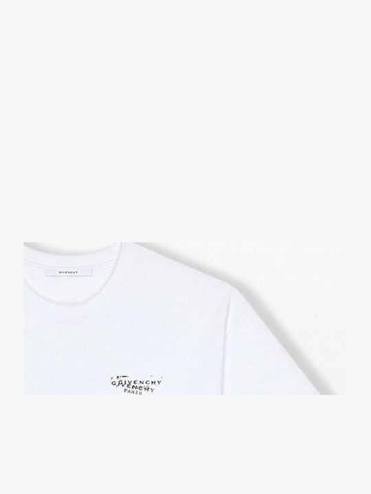 Herrenblusen Kurzarm T-Shirt Weiß