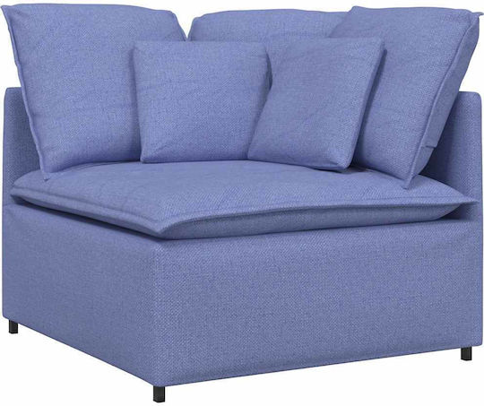 Dreisitzer Sofa Blau 300x100x64cm