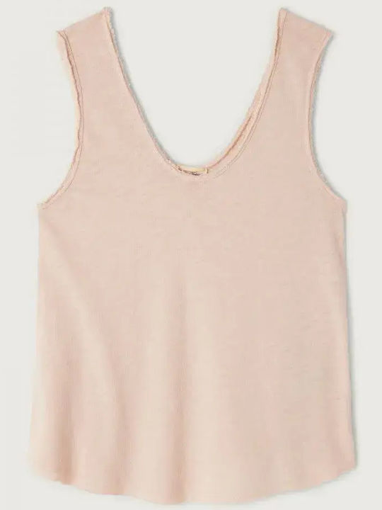 Women's Cotton Sleeveless Top Beige