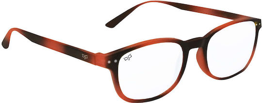 Square Reading Glasses Blue Block 1.75