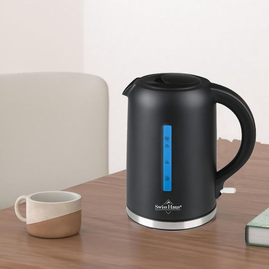 Swiss Haus Βραστήρας 1.7lt 1500W Μαύρος