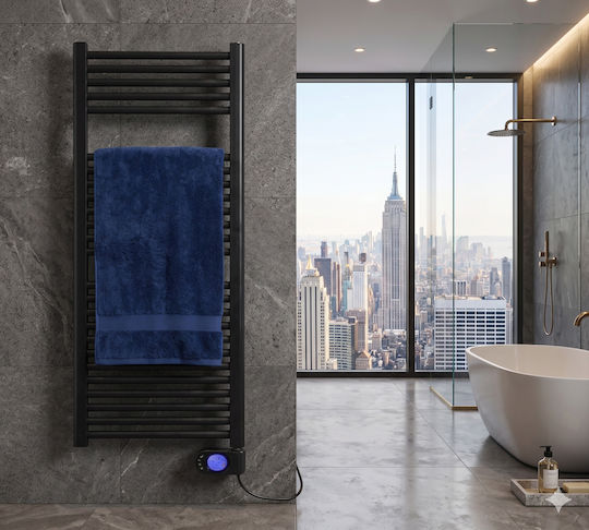 Deltacalor Electro 750 Șină electrică pentru prosoape 750W 125.1x50cm Negru