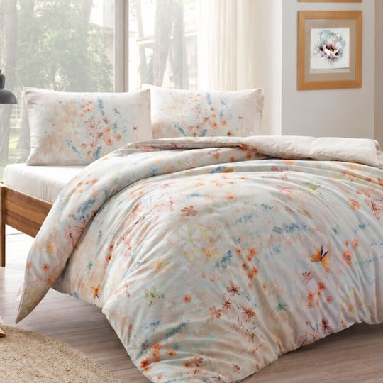 Tac Bettbezüge Set Einzeln 160x220cm Salmon