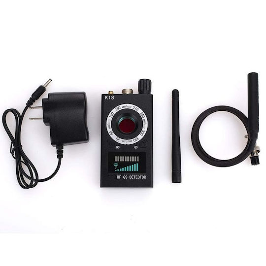 Detector Dispozitive Spy K18 Profesional Detectează Camere Dispozitive GSM Microfoane Localizatoare GPS Reportofoane