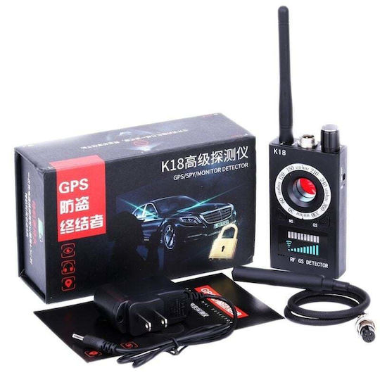 Detector Dispozitive Spy K18 Profesional Detectează Camere Dispozitive GSM Microfoane Localizatoare GPS Reportofoane
