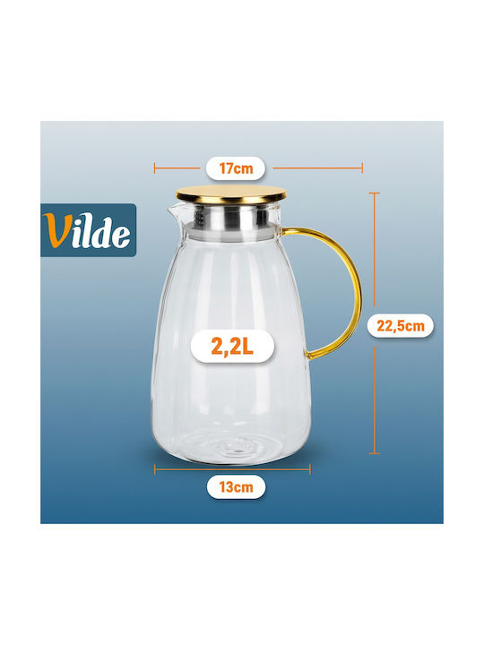 Vilde Vilde Kannen Servierkanne Glas 2200ml