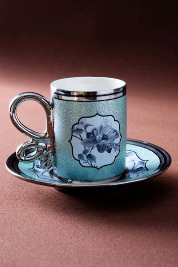 SteweHome SteweHome Set Tassen Kaffee Aus Porzellan Grüne 90ml