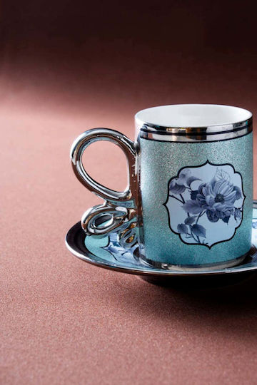 SteweHome SteweHome Set Tassen Kaffee Aus Porzellan Grüne 90ml