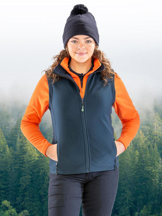 Softshell Γυναικείο Αμάνικο Μπουφάν Navy Μπλε