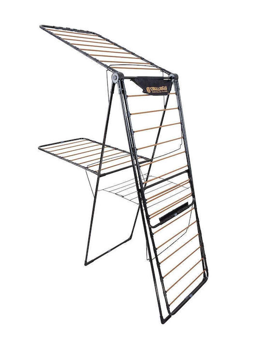 SteweHome Folding Floor Clothes Drying Rack from Metal