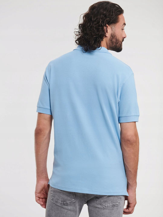Russell Europe Tricou polo promoțional unisex Blue Sky