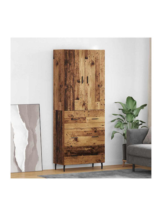 Bookcases Old Wood (2 Pieces) 69.5x34x180cm