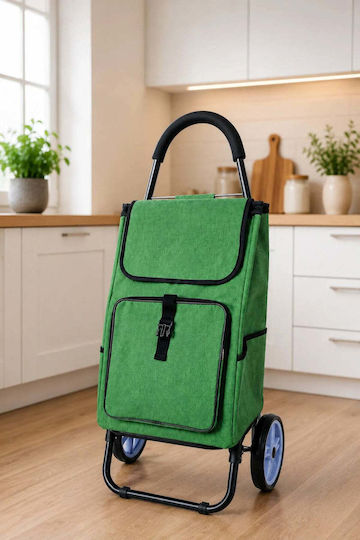 Stoff Einkaufswagen Klappbar Schwarzes 100x40x30cm