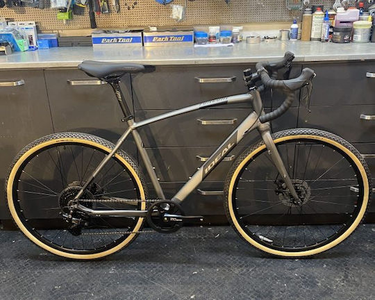 Ideal Funcore 28" Bicicletă Gravel Argintie cu Viteze