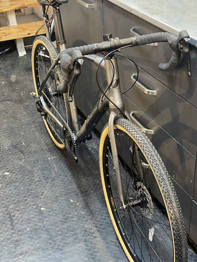 Ideal Funcore 28" Bicicletă Gravel Argintie cu Viteze