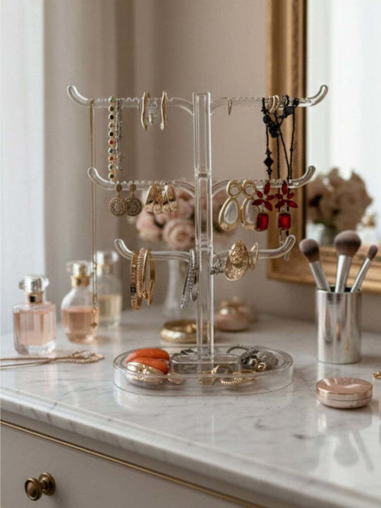 SteweHome Plastic Transparent Jewellery Hanger