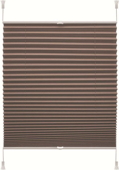 Aluminum Blinds in Brown Color P57xH150cm