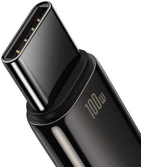 Baseus Tungsten Gold Usb To Usb-c Data Cable 100w 2m Black