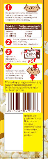 Kupiec Popcorn cu Aromă de Unt 80g