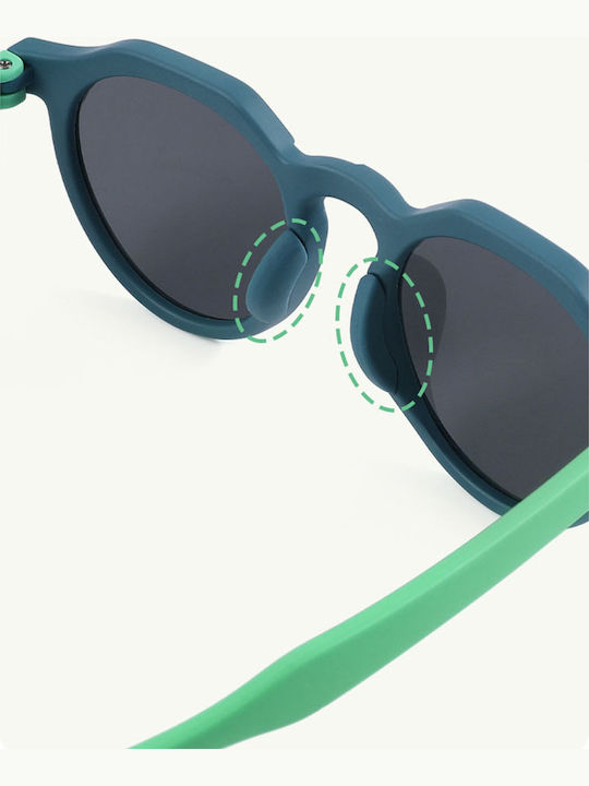 Techsuit Polarized Παιδικά Γυαλιά Ηλίου Γκρι