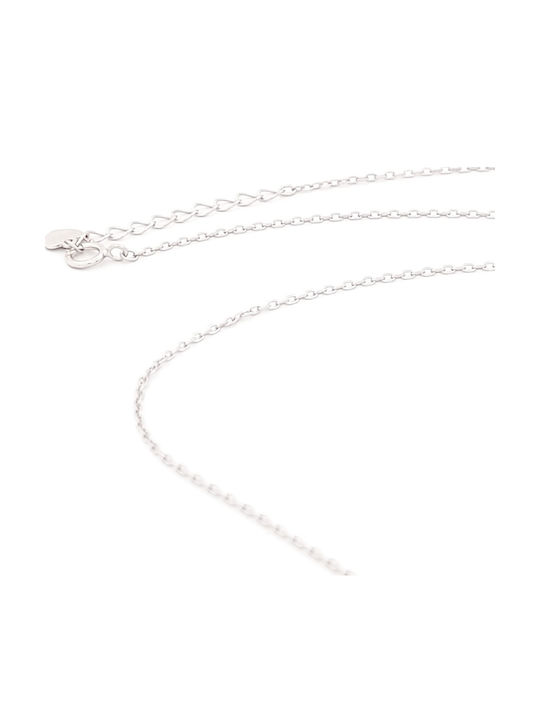 GLS Silver Halskette Hand Fatimé aus Silber mit Zirkon