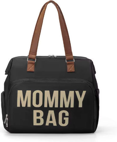 Backpack Diaper Bag Black 40x38x18cm